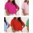 Tunika krátky rukáv dámska (S/M ONE SIZE) TALIANSKA MÓDA IMWB23150