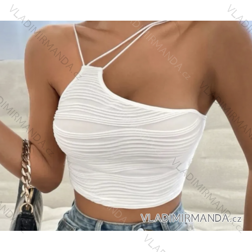 Top croptop bez rukávov dámsky (S/M ONE SIZE) TALIANSKA MÓDA IMPLP2362300055