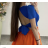 Top croptop krátky rukáv dámsky (S/M ONE SIZE) TALIANSKA MÓDA IMPLP2322745075