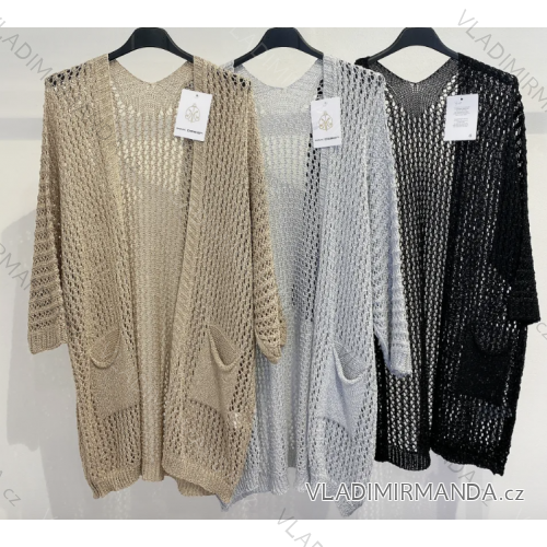 Cardigan dlhý dlhý rukáv dámske (S/M ONE SIZE) TALIANSKA MÓDA IMPMD231073a