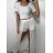 Tričko crop top krátky rukáv dámske (S/M ONE SIZE) TALIANSKA MÓDA IMPGM2321250