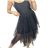 Sukňa dlhá tylová dámska (S/M/L ONE SIZE) TALIANSKA MÓDA IMM2298HG/DR tmavo ružová