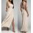 Šaty dlhé letné elegantné bez rukávov dámske (S/M ONE SIZE) TALIANSKA MÓDA IMWE231510