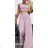Súprava letná elegantný top a nohavice dámska (S/M/L ONE SIZE) TALIANSKA MÓDA IMWE231508