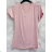 Tričko krátky rukáv dámske (S/M ONE SIZE) TALIANSKA MÓDA IMPMD239717b