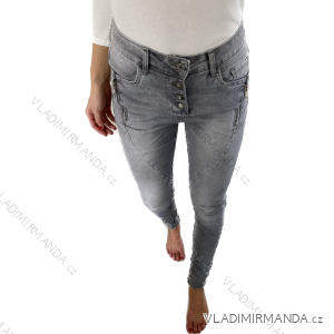 Rifle jeans baggy dlhé dámske (XS-XL) JEWELLY JEW23JW2307