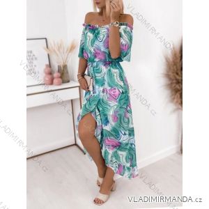 Šaty dlhé letné carmen dámske (S/M ONE SIZE) TALIANSKA MÓDA IMWMG231554