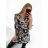Šaty elegantné košeľové s opaskom dlhý rukáv dámske (S/M/L ONE SIZE) TALIANSKA MÓDA IMWCC231503-1