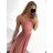 Šaty dlhé letné elegantné bez rukávov dámske (S/M ONE SIZE) TALIANSKA MÓDA IMWE231510/DU S/M čierna