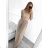 Šaty dlhé letné elegantné bez rukávov dámske (S/M ONE SIZE) TALIANSKA MÓDA IMWE231510/DU S/M čierna