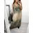 Šaty dlouhé letní icecool bez rukávu dámské (M/L, XL/2XL) AINUOSI ITALSKÁ MODA IMB239911/DU M / L tmavo modrá