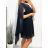 Šaty elegantné šifónové s opaskom dlhý rukáv dámske (S/M ONE SIZE) TALIANSKA MÓDA IMPGM236303