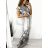 Šaty dlhé elegantný icecool krátky rukáv dámske (M/L, XL/2XL) AINUOSI TALIANSKA MODA IMB237751/DU čierna M/L
