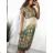 Šaty letní icecool bez rukávov dámske (M/L, XL/2XL) AINUOSI TALIANSKA MODA IMB239917/DU M / L modrá