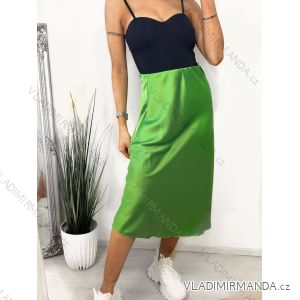Sukňa stredne dlhá dámska (S/M ONE SIZE) TALIANSKA MÓDA IMPLM22196330050/DU