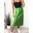 Sukňa stredne dlhá dámska (S/M ONE SIZE) TALIANSKA MÓDA IMPLM22196330050/DU S/M limetková