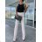 Body tielko bez rukávu dámske (S/M ONE SIZE) TALIANSKA MÓDA IMWGB232007