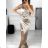 Šaty spoločenské dlhé elegantné na ramienka satén dámske (S/M ONE SIZE) TALIANSKA MÓDA IMPSH236357A/DU -   zelená smaragdová -   S/M/L