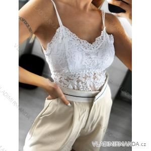 Crop top na ramienka dámsky (S/M ONE SIZE) TALIANSKA MÓDA IMWK231202