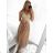 Sukně dlouhá tylová dámská (S/M ONE SIZE) ITALSKÁ MÓDA IMPMD232999/DU S/M čierna