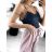 Croptop krajkový na ramienka dámsky (S/M ONE SIZE) TALIANSKA MóDA IM3232611