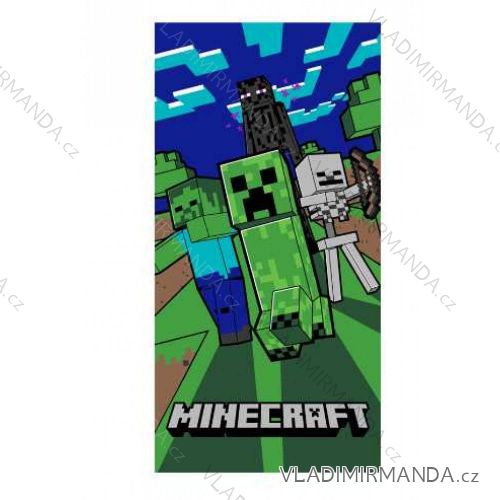 Osuška plážová Minecraft bavlnená chlapčenská (70 x 140 cm) SETINO MNC-001