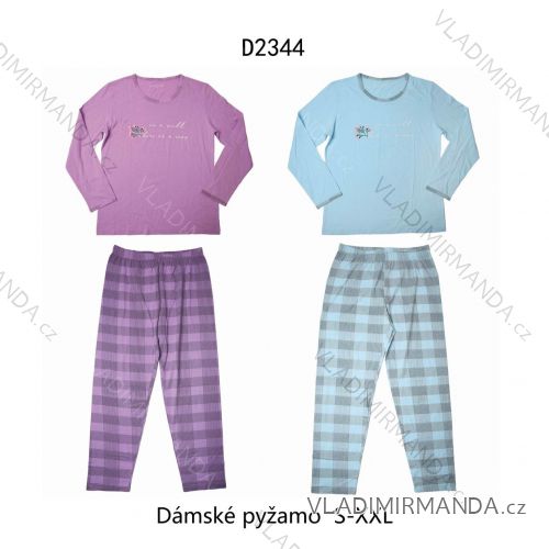 Pyžamo dlhý rukáv dámske (S-2XL) WOLF D23244