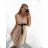 Šaty letné elegantné icecool bez rukávov dámske (S/M ONE SIZE) TALIANSKA MÓDA IMM24M4443
