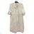 Šaty košeľové oversize 3/4 rukáv dámske nadrozmer (XL/2XL ONE SIZE) TALIANSKA MODA IM723SEINA