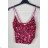 Croptop trblietavý s flitrami na ramienka dámsky (S/M ONE SIZE) TALIANSKA MÓDA IMPBB24O2150