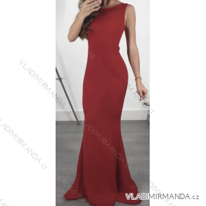 Šaty dlhé letné elegantné bez rukávov dámske (S/M ONE SIZE) TALIANSKA MÓDA IMPLS239618-LS2