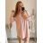 Košeľa oversize predĺžená dlhý rukáv dámska (2XL/3XL/4XL ONE SIZE) TALIANSKA MODA IMD23488/DUR 3XL / 4XL smaragdová