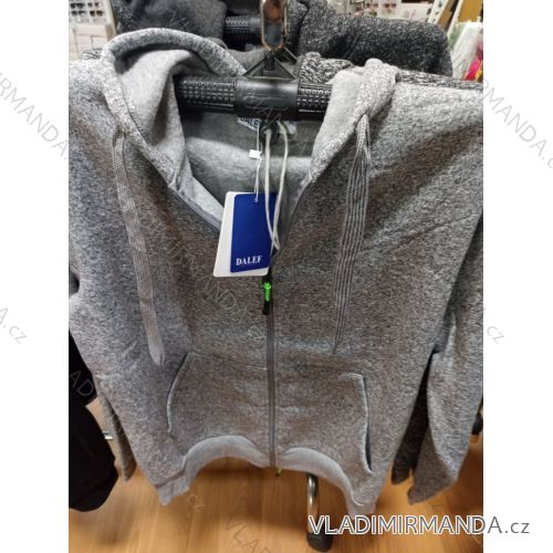 Mikina na zips s kapucňou pánska nadrozmer (M-3XL) DALEF DAL2323805