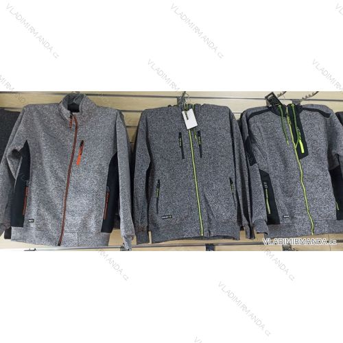 Mikina na zips s kapucňou pánska nadrozmer (M-3XL) DALEF DAL23004