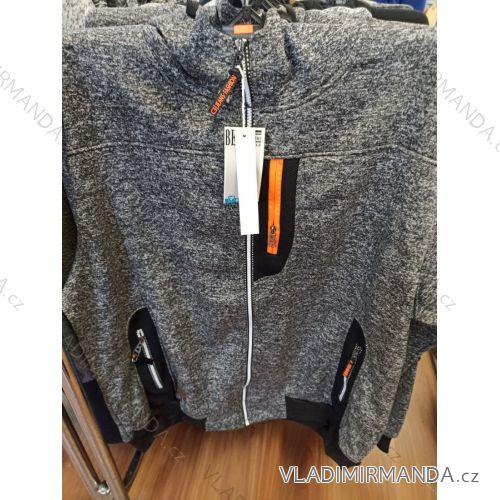 Mikina na zips s kapucňou pánska nadrozmer (4XL-7XL) BENHAO BEN23BH23-17-666