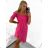 Šaty carmen cez ramená letné dámske (S/M ONE SIZE) TALIANSKA MÓDA IMM22U5368/DR BÉŽOVÁ