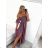 Šaty dlhé letný carmen krátky rukáv dámske (S/M ONE SIZE) INDICKÁ MÓDA IMM237609/DU S/M zelená