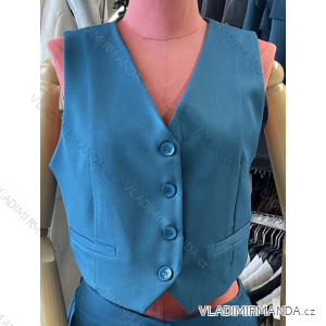 Sako vesta bez rukávov dámske (S/M ONE SIZE) TALIANSKA MÓDA IMPDY23MDUE23402