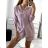 Súprava letný mušelín kraťasy a košele dlhý rukáv dámske (S/M/L ONE SIZE) TALIANSKA MÓDA IMWMY23232194