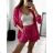 Súprava letný mušelín kraťasy a košele dlhý rukáv dámske (S/M/L ONE SIZE) TALIANSKA MÓDA IMWMY23232194/DUR - zelená limetková - M/L
