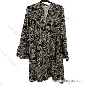 Šaty oversize letný dlhý rukáv dámske (M/L/XL ONE SIZE) TALIANSKA MÓDA IMWBB232668-1/DUR