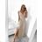 Šaty elegantné spoločenské dlhé na ramienka dámske (XS/S/M/L ONE SIZE) TALIANSKA MÓDA IM322045/DR