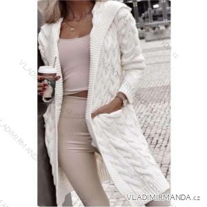 Cardigan pletený dlhý rukáv dámsky (S/M ONE SIZE) TALIANSKA MÓDA IMWD232741