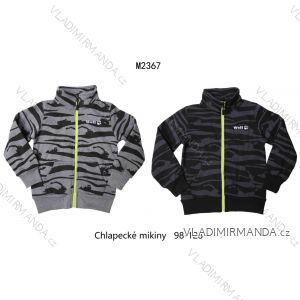 Mikina dlhý rukáv na zips detská chlapčenská (98-128) WOLF M2367