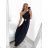 Šaty dlhé letné elegantné bez rukávov dámske (S/M ONE SIZE) TALIANSKA MÓDA IMM23M5790/DU   zelená
   S/M