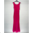 Šaty dlhé letné elegantné bez rukávov dámske (S/M ONE SIZE) TALIANSKA MÓDA IMPBB232L9618