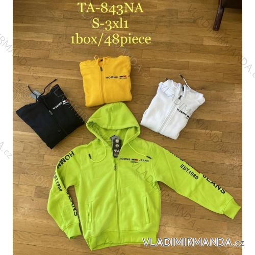 Mikina na zips s kapucňou dlhý rukáv pánska (S-3XL) TA FASHION TAF23TA-843NU