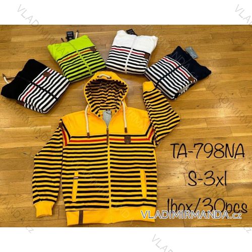 Mikina na zips s kapucňou dlhý rukáv pánska (S-3XL) TA FASHION TAF23TA-798NA