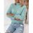 Sveter dlhý rukáv dámsky (S/M ONE SIZE) TALIANSKA MÓDA IMWKK233151
