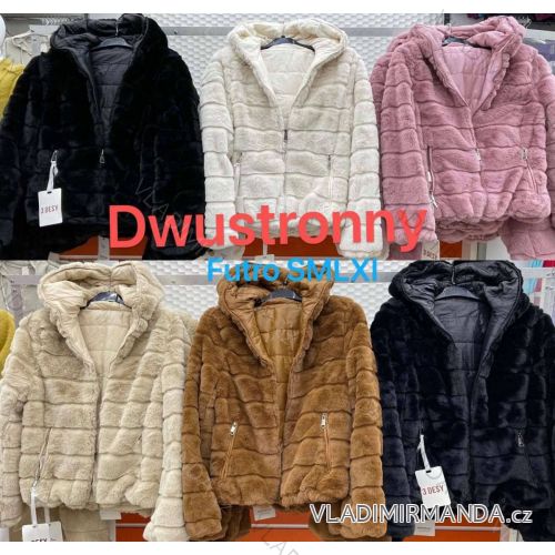 Kabátek dlhý rukáv dámsky (S/M/L/XL ONE SIZE) TALIANSKA MÓDA IMWC233567